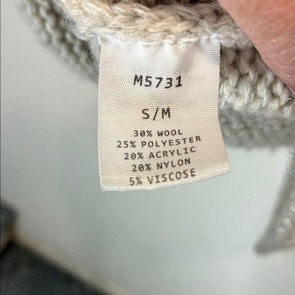 Kerisma Charcoal to Cream Gradient Cardigan Wool Blend - Picture 8 of 9